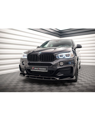 SPLITTER ANTERIORE V.3 BMW X6 M-Pack F16 (Cod. M-BM-X6-16-MPACK-FD3G+FD3RG)