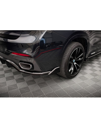 Splitter posteriore (con barre verticali) BMW X6 M-Pack F16 (Cod. M-BM-X6-16-MPACK-RD1G+RD2G)
