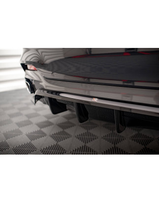 Splitter posteriore (con barre verticali) BMW X6 M-Pack F16 (Cod. M-BM-X6-16-MPACK-RD1G+RD2G)