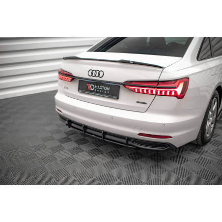 DIFFUSORE POSTERIORE street pro Audi A6 C8 (Cod. M-AUA6C8CNC-RS1B)