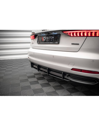 DIFFUSORE POSTERIORE street pro Audi A6 C8 (Cod. M-AUA6C8CNC-RS1B)