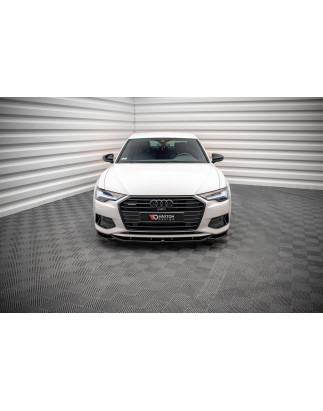 SPLITTER ANTERIORE V.1 Audi A6 C8 (Cod. M-AU-A6-C8-FD1G)