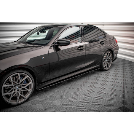 Diffusori minigonne street pro BMW 3 M-Pack G20 / G21 (Cod. M-BM320MPACKCNC-SD1B)