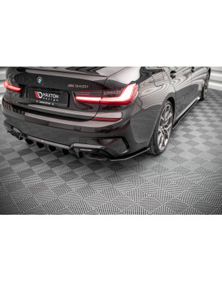 Splitters posteriori laterali Street Pro V.2 BMW M340i / M-Pack G20 / G21 (Cod. M-BM321MPACKCNC-RSD2