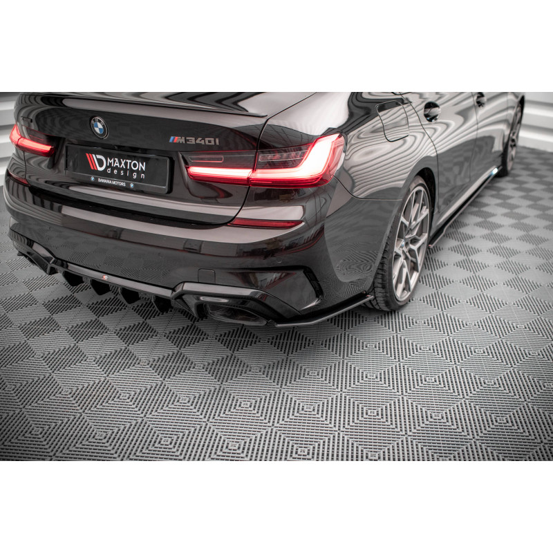 Splitters posteriori laterali Street Pro V.2 BMW M340i / M-Pack G20 / G21 (Cod. M-BM321MPACKCNC-RSD2