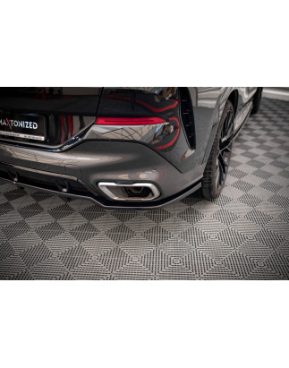 Splitter posteriore (con barre verticali) V.2 BMW X6 M-Pack G06 (Cod. M-BM-X6-06-MPACK-RD3G+RD4G)