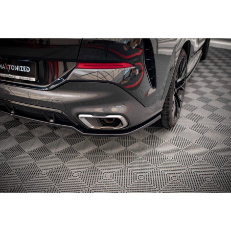Splitter posteriore (con barre verticali) V.2 BMW X6 M-Pack G06 (Cod. M-BM-X6-06-MPACK-RD3G+RD4G)