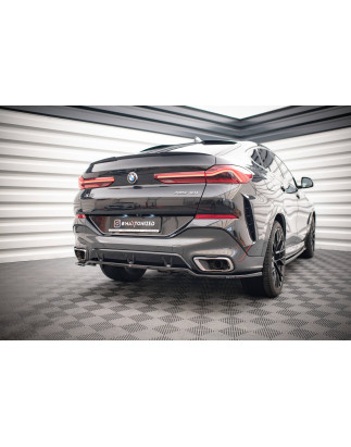 Splitter posteriore (con barre verticali) V.3 BMW X6 M-Pack G06 (Cod. M-BM-X6-06-MPACK-RD3G+RD5G)