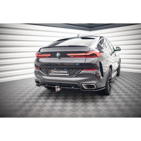 Splitter posteriore (con barre verticali) V.3 BMW X6 M-Pack G06 (Cod. M-BM-X6-06-MPACK-RD3G+RD5G)