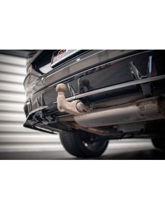 Splitter posteriore (con barre verticali) V.3 BMW X6 M-Pack G06 (Cod. M-BM-X6-06-MPACK-RD3G+RD5G)