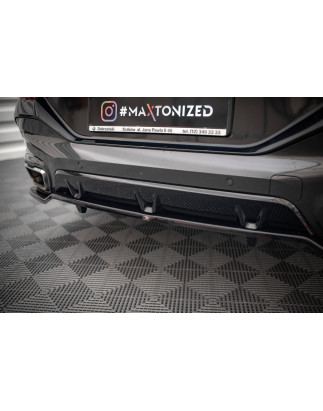 Splitter posteriore (con barre verticali) V.3 BMW X6 M-Pack G06 (Cod. M-BM-X6-06-MPACK-RD3G+RD5G)