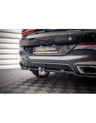Splitter posteriore (con barre verticali) V.3 BMW X6 M-Pack G06 (Cod. M-BM-X6-06-MPACK-RD3G+RD5G)