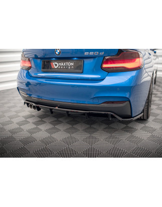 Splitter posteriore (con barre verticali) BMW 2 M-Pack F22 (Cod. M-BM-2-22-MPACK-RD1G+RD2G)