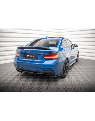 Splitter posteriore (con barre verticali) BMW 2 M-Pack F22 (Cod. M-BM-2-22-MPACK-RD1G+RD2G)