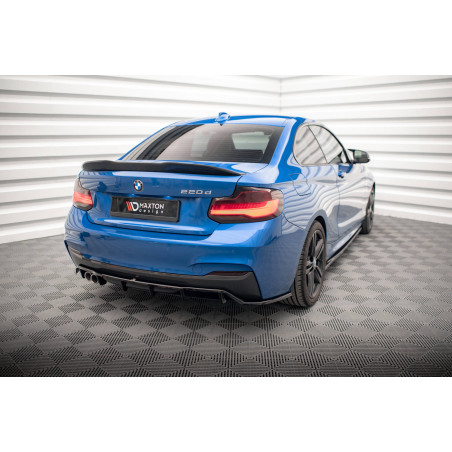 Splitter posteriore (con barre verticali) BMW 2 M-Pack F22 (Cod. M-BM-2-22-MPACK-RD1G+RD2G)