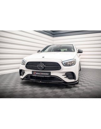 SPLITTER ANTERIORE V.1 Mercedes-Benz E AMG-Line W213 Facelift (Cod. M-ME-E-213F-AMGLINE-FD1G)