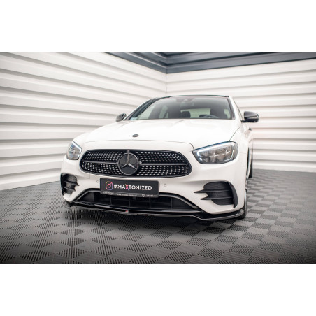 SPLITTER ANTERIORE V.1 Mercedes-Benz E AMG-Line W213 Facelift (Cod. M-ME-E-213F-AMGLINE-FD1G)