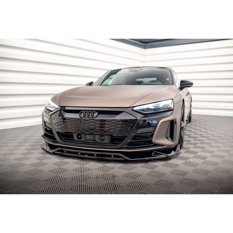 SPLITTER ANTERIORE V.2 Audi e-Tron GT / RS GT Mk1 (Cod. M-AU-ETRON-1-RS-FD2G+FD2RG)