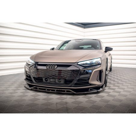 SPLITTER ANTERIORE V.2 Audi e-Tron GT / RS GT Mk1 (Cod. M-AU-ETRON-1-RS-FD2G+FD2RG)