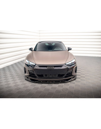 SPLITTER ANTERIORE V.2 Audi e-Tron GT / RS GT Mk1 (Cod. M-AU-ETRON-1-RS-FD2G+FD2RG)