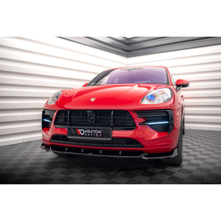 SPLITTER ANTERIORE V.1 Porsche Macan GTS / Sport Design Mk1 Facelift (Cod. M-PO-MA-1F-FD1G)