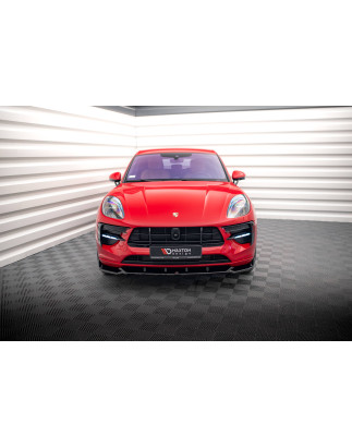 SPLITTER ANTERIORE V.1 Porsche Macan GTS / Sport Design Mk1 Facelift (Cod. M-PO-MA-1F-FD1G)