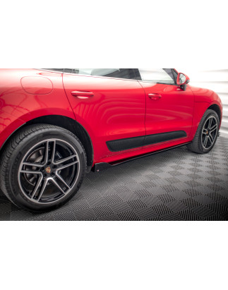 Diffusori minigonne Porsche Macan GTS / Sport Design Mk1  (Cod. M-PO-MA-1F-SD1G)