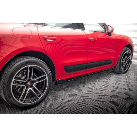 Diffusori minigonne Porsche Macan GTS / Sport Design Mk1  (Cod. M-PO-MA-1F-SD1G)