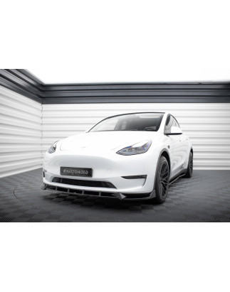 SPLITTER ANTERIORE V.1 Tesla Model Y (Cod. M-TE-MODELY-1-FD1G)
