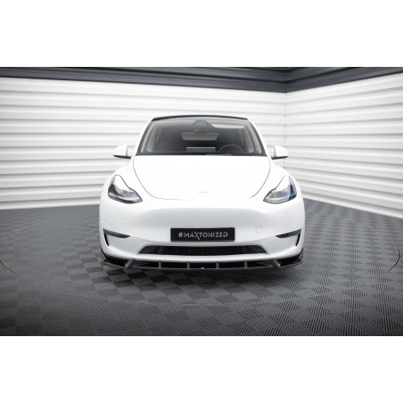 SPLITTER ANTERIORE V.1 Tesla Model Y (Cod. M-TE-MODELY-1-FD1G)