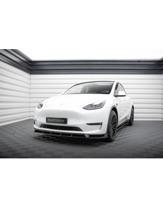 SPLITTER ANTERIORE V.2 Tesla Model Y (Cod. M-TE-MODELY-1-FD2G+FD2RG)