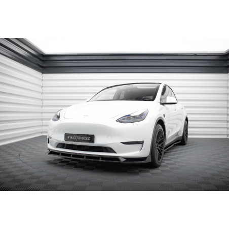 SPLITTER ANTERIORE V.2 Tesla Model Y (Cod. M-TE-MODELY-1-FD2G+FD2RG)