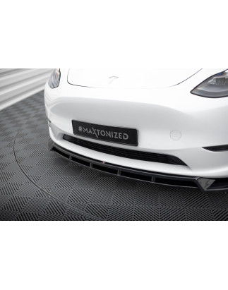 SPLITTER ANTERIORE V.2 Tesla Model Y (Cod. M-TE-MODELY-1-FD2G+FD2RG)