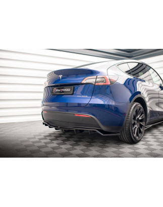 Splitter posteriore (con barre verticali) Tesla Model Y (Cod. M-TE-MODELY-1-RD1G+RD2G)