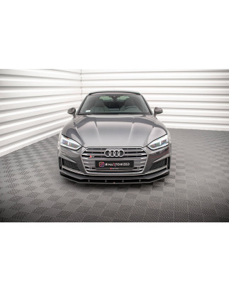 SPLITTER ANTERIORE street pro Audi A5 S-Line / S5 Coupe / Sportback F5 (Cod. M-AUS52CNC-FD1B)