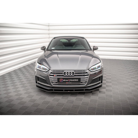 SPLITTER ANTERIORE street pro Audi A5 S-Line / S5 Coupe / Sportback F5 (Cod. M-AUS52CNC-FD1B)