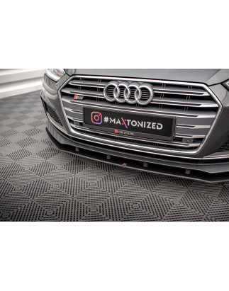 SPLITTER ANTERIORE street pro Audi A5 S-Line / S5 Coupe / Sportback F5 (Cod. M-AUS52CNC-FD1B)