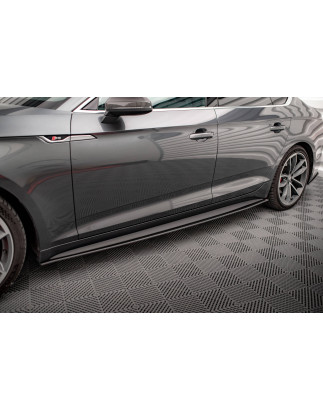 Diffusori minigonne street pro Audi A5 S-Line / S5 Sportback F5 (Cod. M-AUS52SBCNC-SD1B)