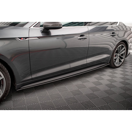Diffusori minigonne street pro Audi A5 S-Line / S5 Sportback F5 (Cod. M-AUS52SBCNC-SD1B)