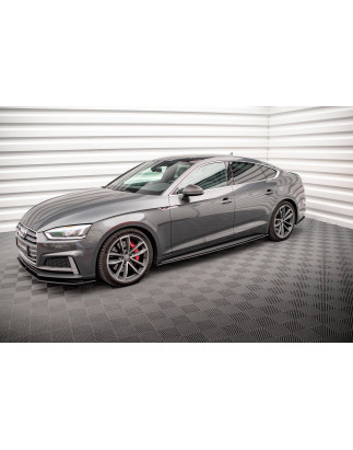 Diffusori minigonne street pro Audi A5 S-Line / S5 Sportback F5 (Cod. M-AUS52SBCNC-SD1B)