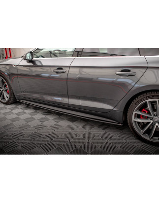 Diffusori minigonne street pro Audi A5 S-Line / S5 Sportback F5 (Cod. M-AUS52SBCNC-SD1B)