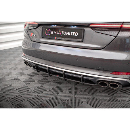DIFFUSORE POSTERIORE street pro Audi S5 Coupe / Sportback F5 (Cod. M-AUS52CNC-RS1B)