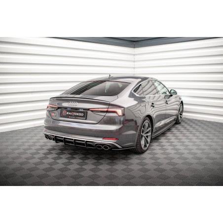 DIFFUSORE POSTERIORE street pro Audi S5 Coupe / Sportback F5 (Cod. M-AUS52CNC-RS1B)