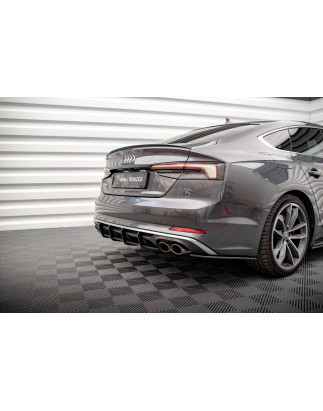 DIFFUSORE POSTERIORE street pro Audi S5 Coupe / Sportback F5 (Cod. M-AUS52CNC-RS1B)