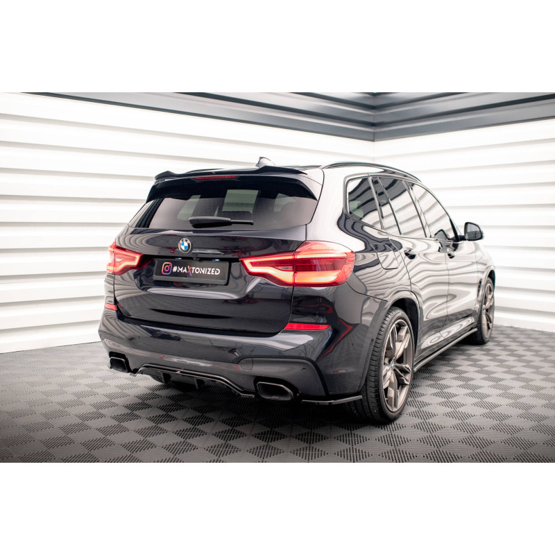Splitter posteriore (con barre verticali) BMW X3 M40i / M40d G01 (Cod. M-BM-X3-01-M40-RD1G+RD2G)