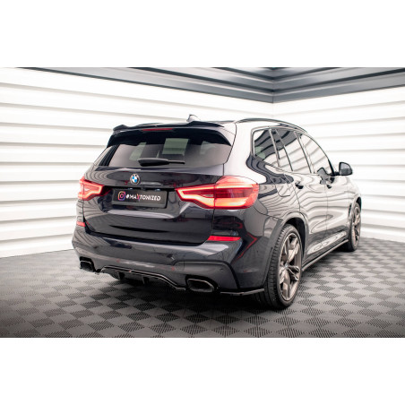 Splitter posteriore (con barre verticali) BMW X3 M40i / M40d G01 (Cod. M-BM-X3-01-M40-RD1G+RD2G)