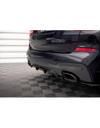 Splitter posteriore (con barre verticali) BMW X3 M40i / M40d G01 (Cod. M-BM-X3-01-M40-RD1G+RD2G)