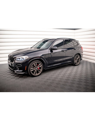 Diffusori minigonne V.2  BMW X3 M40d / M40i / M-Pack G01  (Cod. M-BM-X3-01-M40-SD1G)