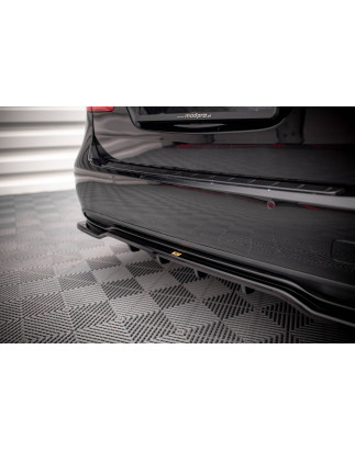 Splitter posteriore (con barre verticali) Mercedes-Benz B W246 Facelift (Cod. M-ME-B-246F-RD1G+RD2G)