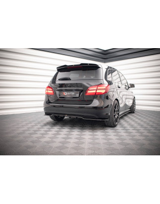 Splitter posteriore (con barre verticali) Mercedes-Benz B W246 Facelift (Cod. M-ME-B-246F-RD1G+RD2G)